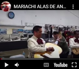 Mariachi Alas De Angel playing "Caminos De Michoacan"