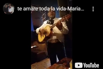 Mariachi Los Plateados - Juan Ramirez at guitar "Te Amare Toda La Vida "