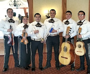 Mariachi Ausente - Formal Semi White Attire 